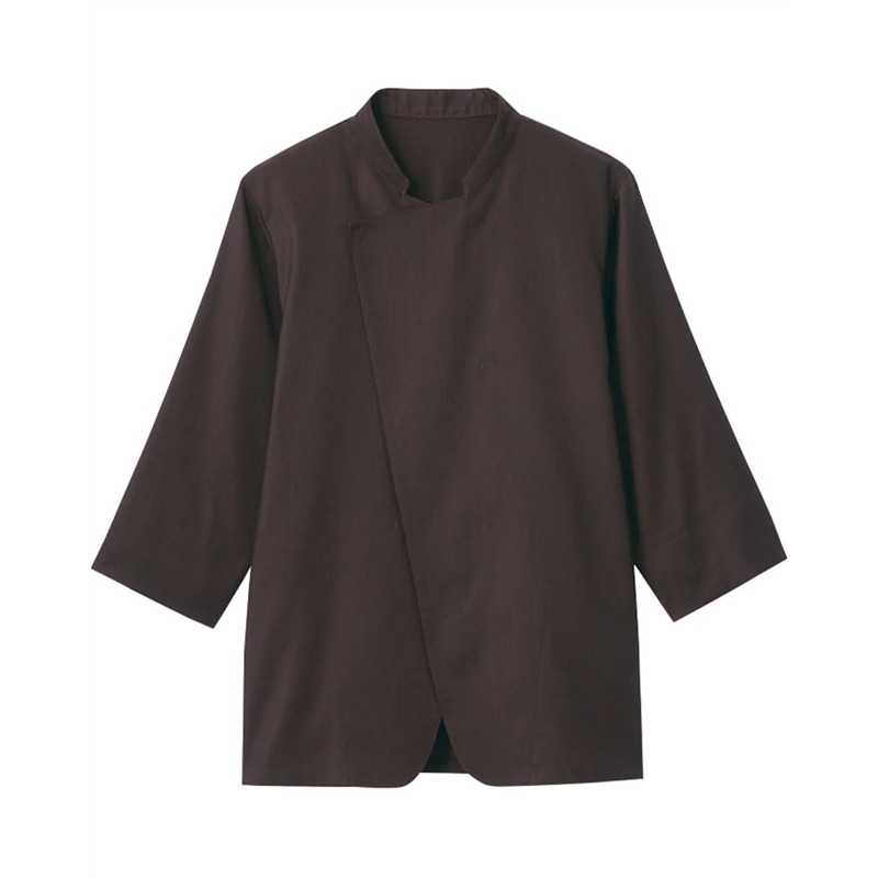 サーヴォ 男女兼用 ショップコート 七分袖 M ブラウン LW0902-C3 1枚（ご注文単位1枚）【直送品】