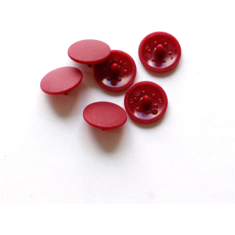 CHERRY LABEL SUN GRIP プラスチックスナップ ダークレッド 13mm 12組入 SG-DR 1袋(ご注文単位1袋)【直送品】