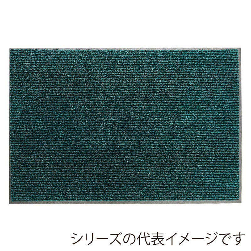 クリーンテックス・ジャパン 玄関マット アイアンホース ストライプ グリーン/ブラック 90×150cm BY00034 1枚(ご注文単位1枚)【直送品】