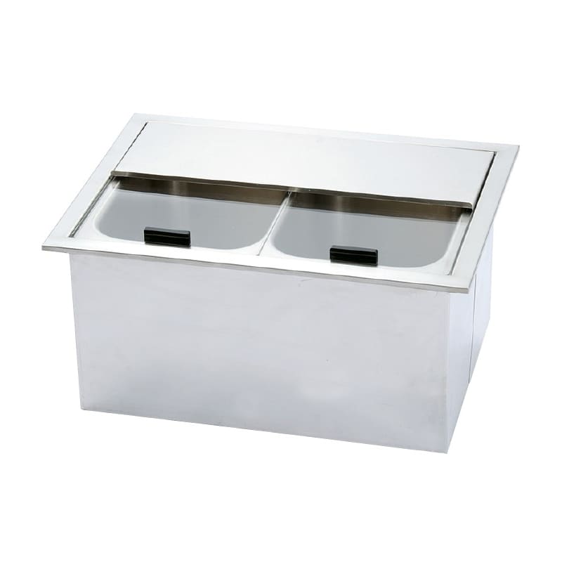 スギコ産業 2槽式アイスビン ST0951-SIB-65WB 1個(ご注文単位1個)【直送品】
