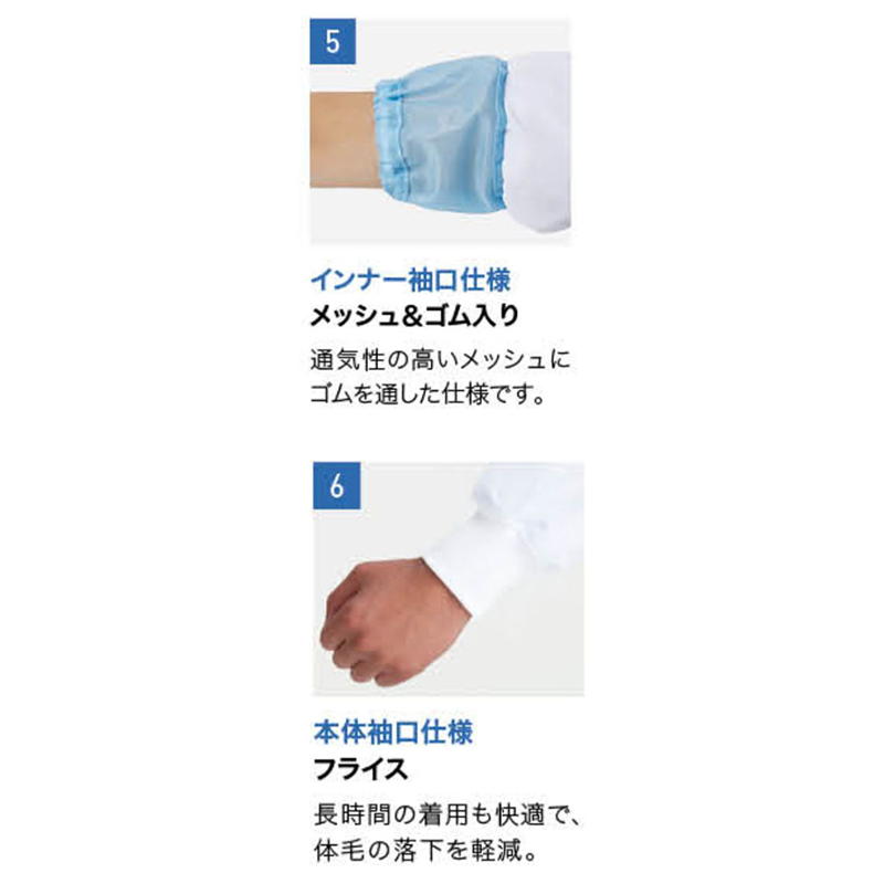 サーヴォ 男女兼用 長袖ジャンパー 6L アイスブルー BL314-B 1枚(ご注文単位1枚)【直送品】