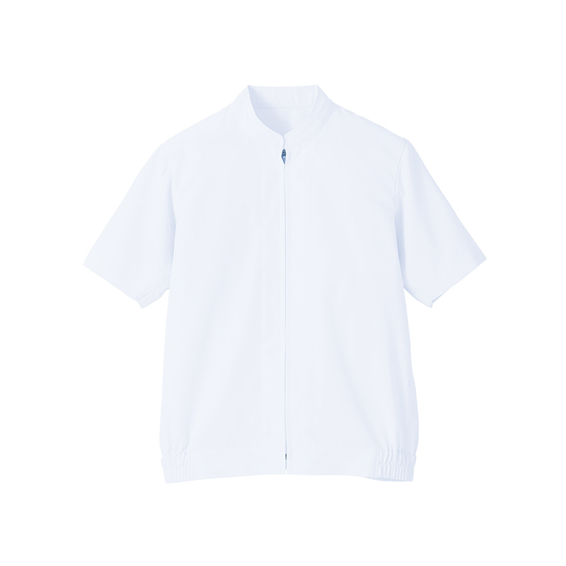 サーヴォ 男女兼用 半袖ジャンパー L ホワイト SZ422-W 1枚（ご注文単位1枚）【直送品】