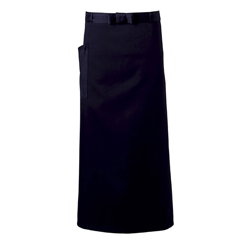 サーヴォ 男女兼用 エプロン ロング丈 F ネイビー CA1636 1枚(ご注文単位1枚)【直送品】