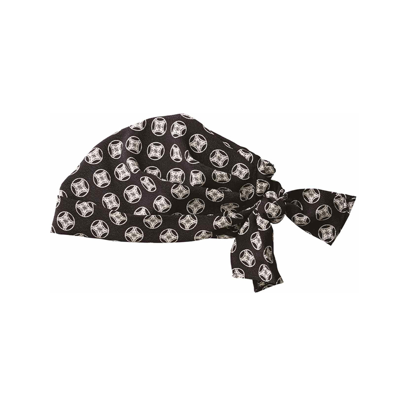 サーヴォ 男女兼用 バンダナ帽 F 丸に花菱 SACU-1709-K7 1箱(ご注文単位1箱)【直送品】