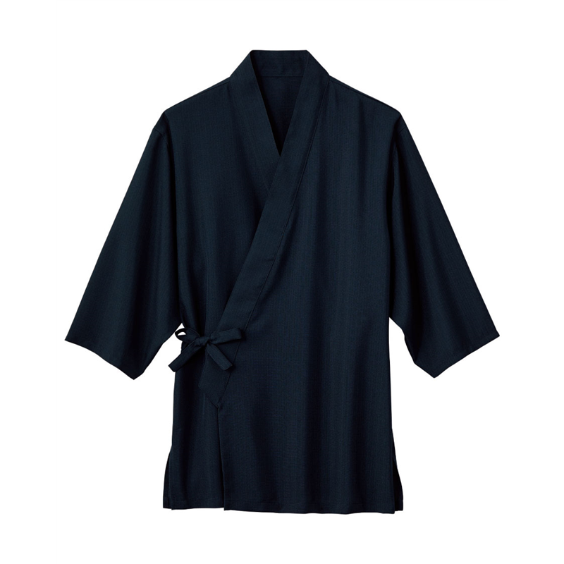 サーヴォ 男女兼用 作務衣 上衣 M 藍 SBLU-1702-K3 1枚（ご注文単位1枚）【直送品】