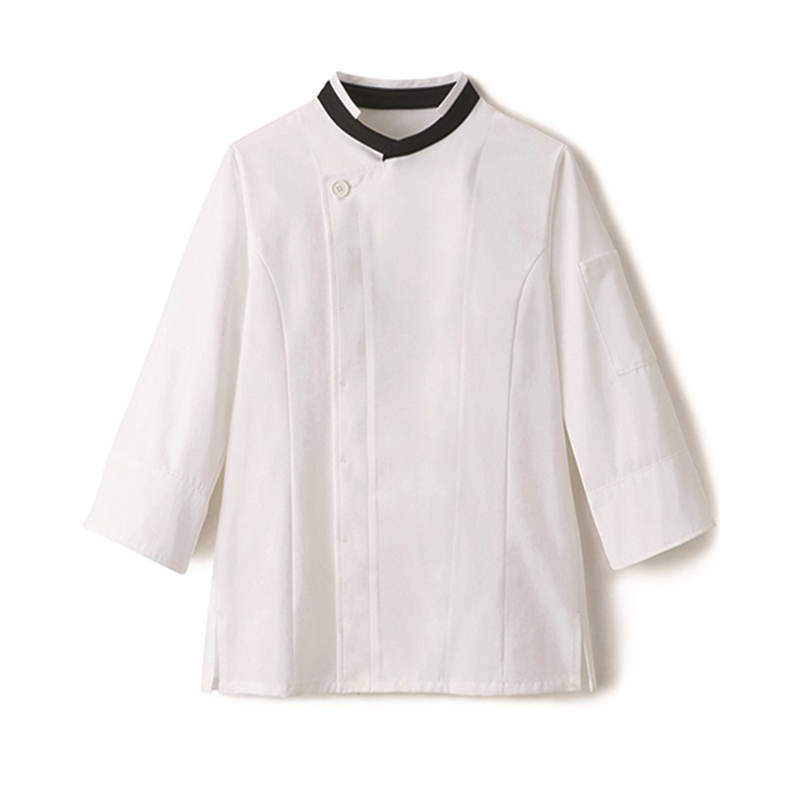 サーヴォ 男女兼用 ショップコート 七分袖 SS 白 SJAU-1812-A9 1枚(ご注文単位1枚)【直送品】