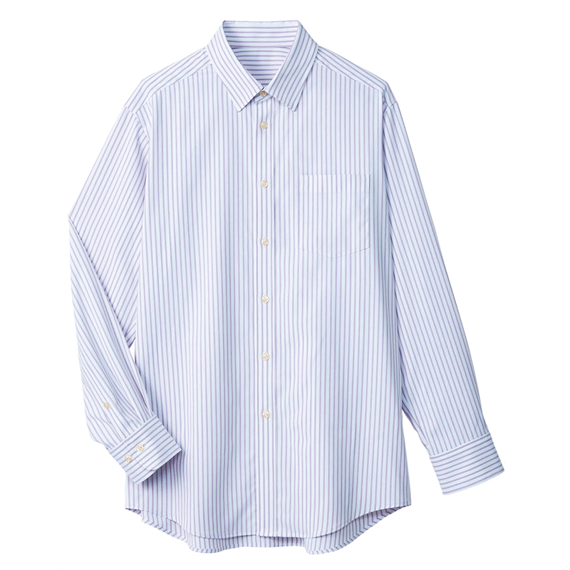 サーヴォ 男女兼用 シャツ 長袖 LL ラズベリー SW1500-E6 1枚(ご注文単位1枚)【直送品】
