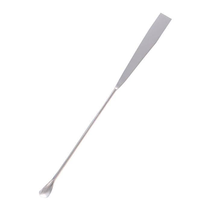 ミクロスパーテル 丸細タイプ 中 180mm 1個(ご注文単位1個)【直送品】