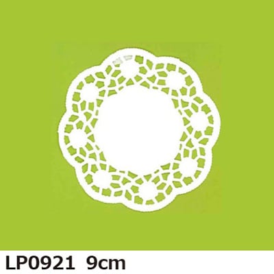 アームカンパニー レースペーパー レースドイリーローズ 9cm LP0921 1パック（ご注文単位5パック）【直送品】