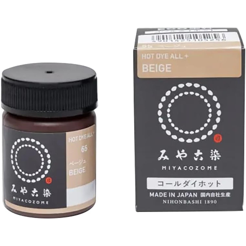 桂屋 染料みやこ染めコールダイホットECOベージュ 約20g ポリ瓶 1個入 ECOH-65 1個(ご注文単位1個)【直送品】