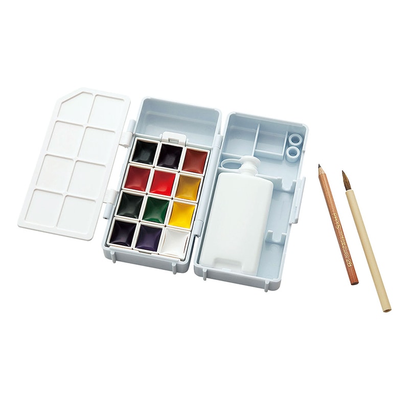 呉竹 呉竹 透明水彩ボックス KG301-13 1個(ご注文単位1個)【直送品】