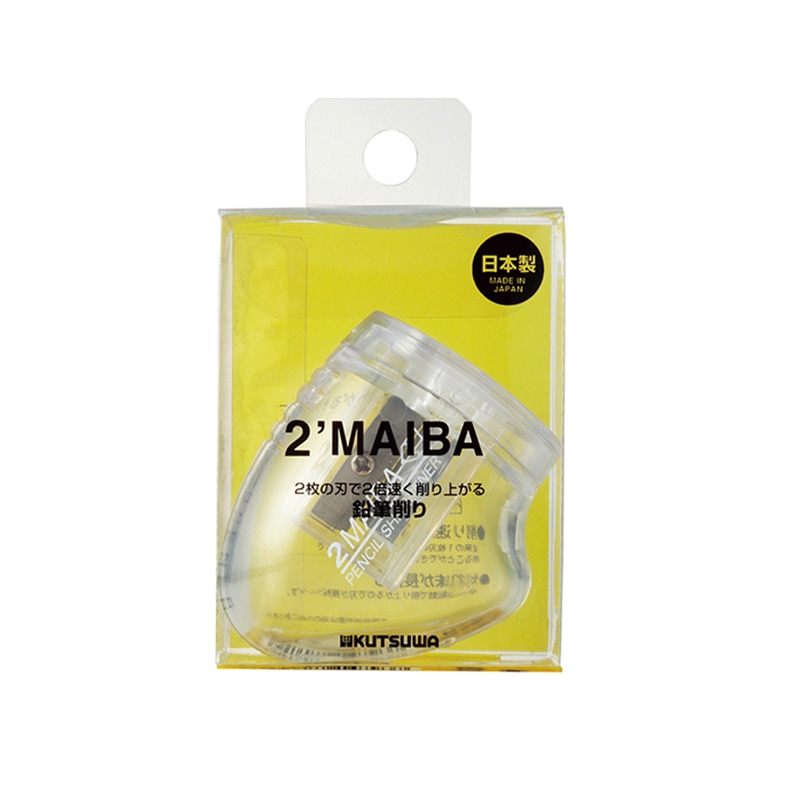クツワ 透明2枚刃鉛筆削り RS030CL 1個(ご注文単位6個)【直送品】