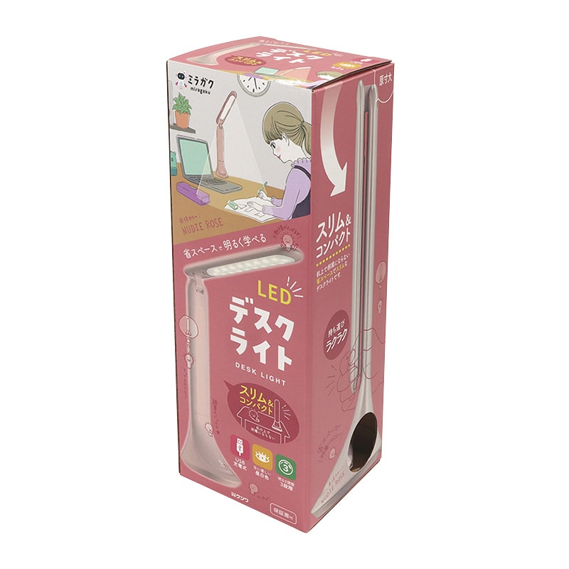 クツワ デスクライト　MT010RD  ヌーディーローズ 1個（ご注文単位1個）【直送品】