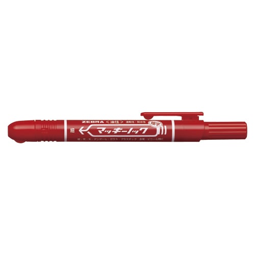 P-YYSS6-R マッキーノック　細字　赤　1本入 1本 (ご注文単位1本)【直送品】