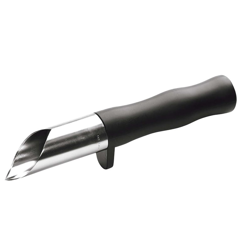 開缶器 丸孔専用 黒柄(φ35×225)S-0019 1個(ご注文単位1個)【直送品】