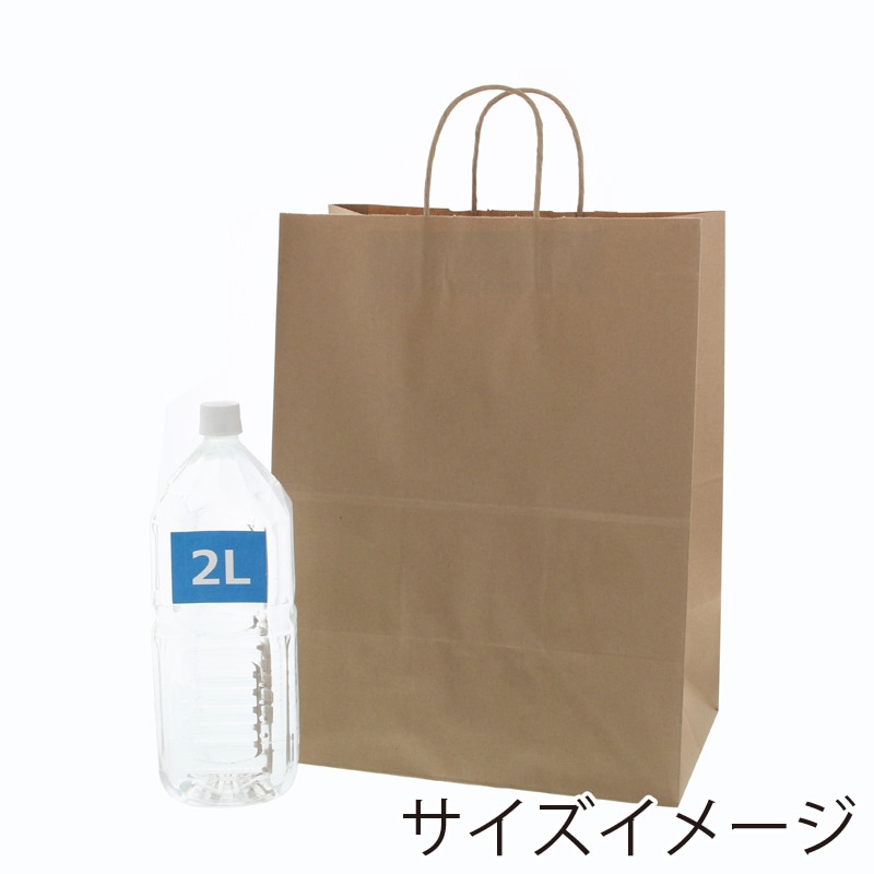HEIKO 紙袋 25チャームバッグ 25CB 34-2 未晒無地 50枚/袋