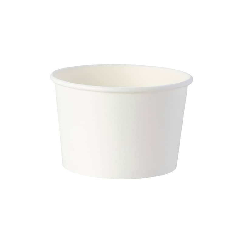 HEIKO 製菓資材 アイスカップ 16オンス(480ml) 115-480 ホワイト 25個