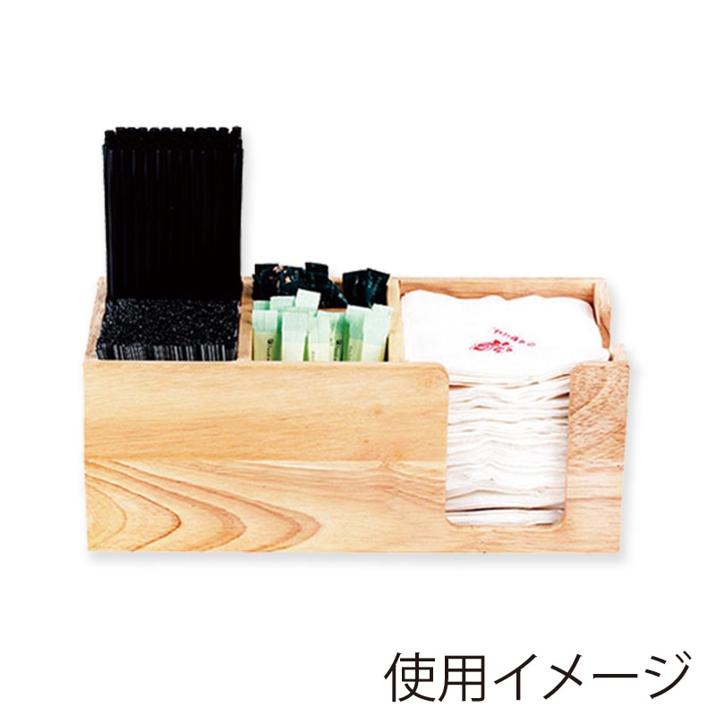 BMターゲット カフェグッズ　ウッドバーキャディー 5口 Cuffy-W1049 1台（ご注文単位1台）【直送品】