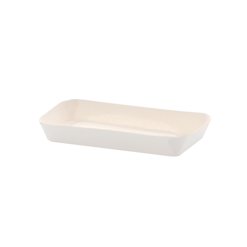 HEIKO ヘイコーペーパー試食トレー 白 角型85mm 100枚/袋