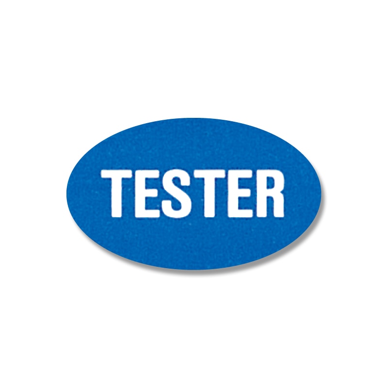 HEIKO タックラベル(シール) No.225 「TESTER」 13×22mm 312片/束