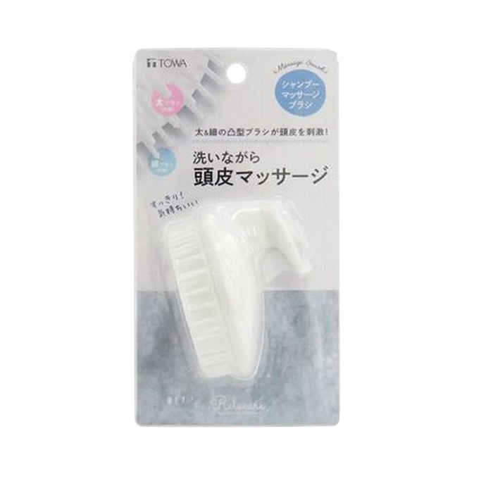 東和産業 リラケア シャンプーマッサージブラシ 1個（ご注文単位10個）【直送品】