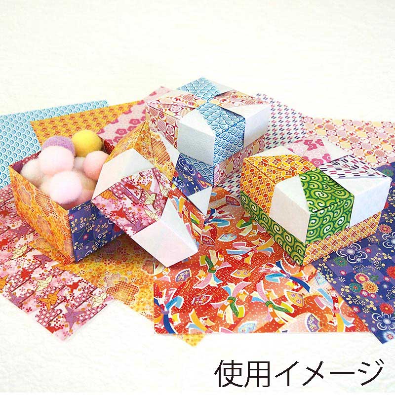 トーヨー 徳用 和紙千代紙 きらめき 15.0cm 100枚入 018035 1袋(ご注文単位10袋)【直送品】
