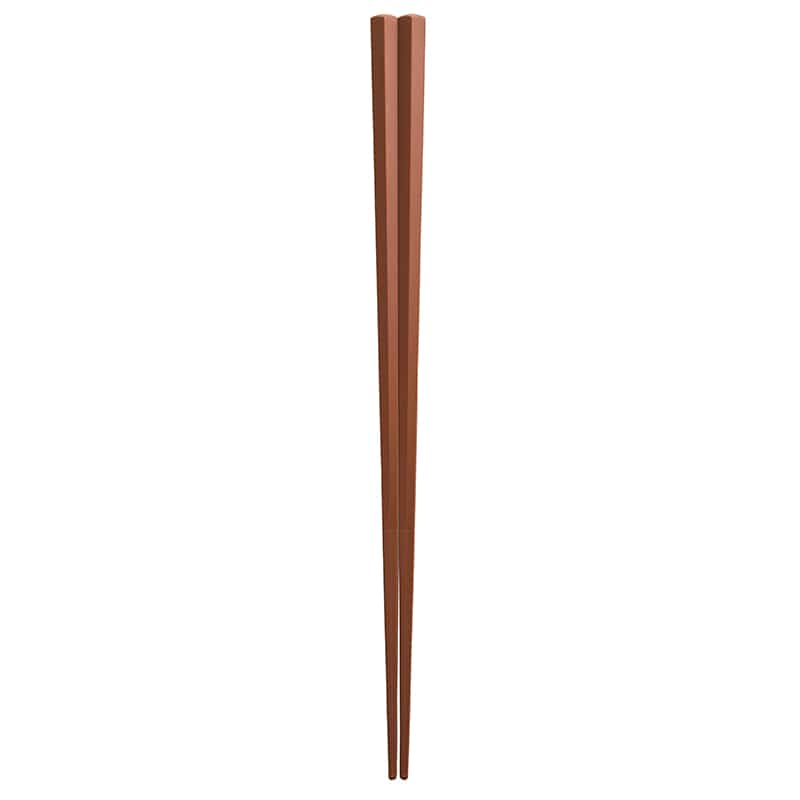 やなぎプロダクツ PBT業務用箸 23cm　ライトブラウン　50膳 JA-027 1袋（ご注文単位10袋）【直送品】