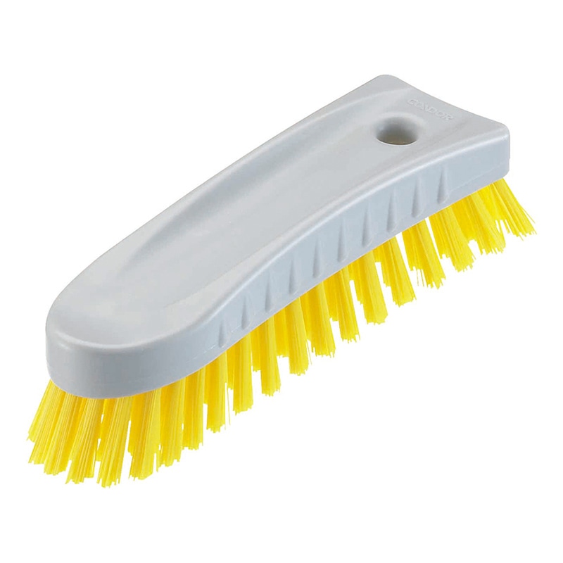 山崎産業 HG ハンドブラシH ハード イエロー CL613-000X-MB-Y 1個（ご注文単位1個）【直送品】