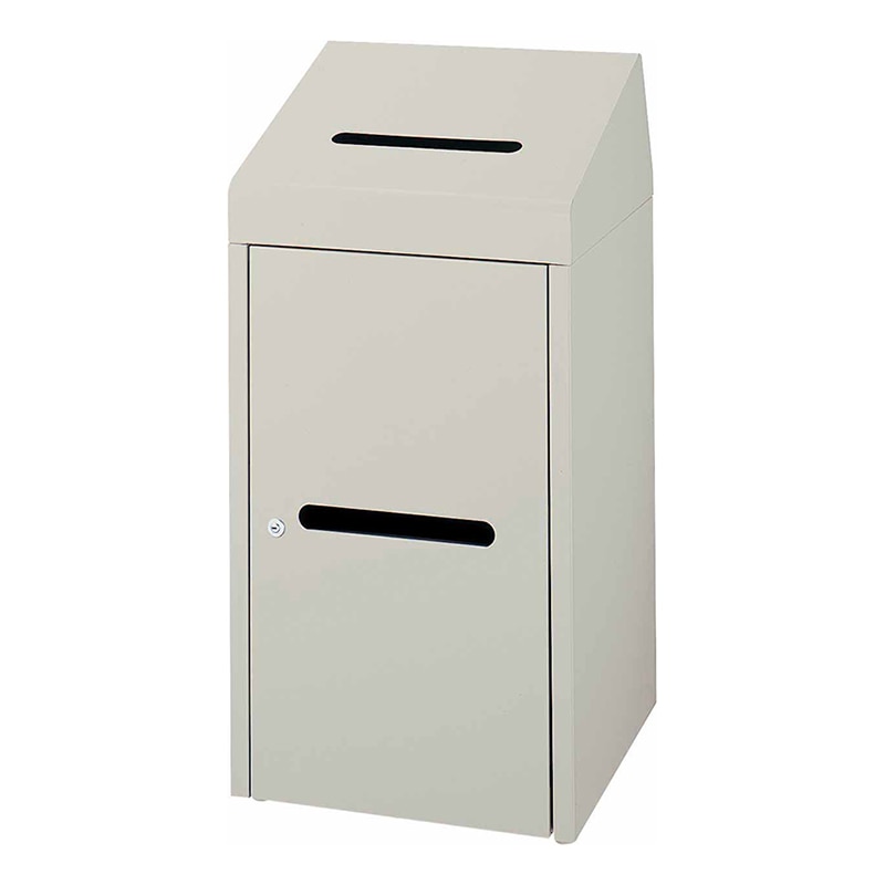 山崎産業 機密文書回収ボックス A4 YW-169L-ID 1台（ご注文単位1台）【直送品】