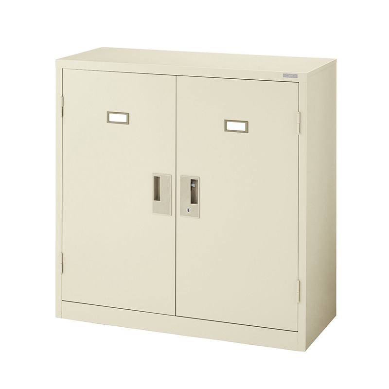 ライオン事務器 スチ-ル両開書庫 ベース一体型 No.330NN 1台(ご注文単位1台)【直送品】