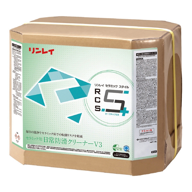 リンレイ セラミック用日常防滑クリーナーV3 18L 718237 1個(ご注文単位1個)【直送品】