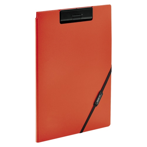 F-7560-4 クリップファイル オレンジ 1冊 (ご注文単位1冊)【直送品】