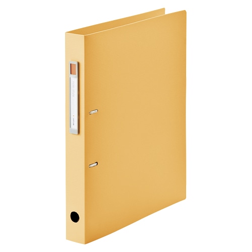 F-7684-4 Dリングファイル A4 オレンジ 1冊 (ご注文単位1冊)【直送品】
