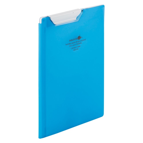 F-5065-8 クリップファイル A5 青 1冊 (ご注文単位1冊)【直送品】