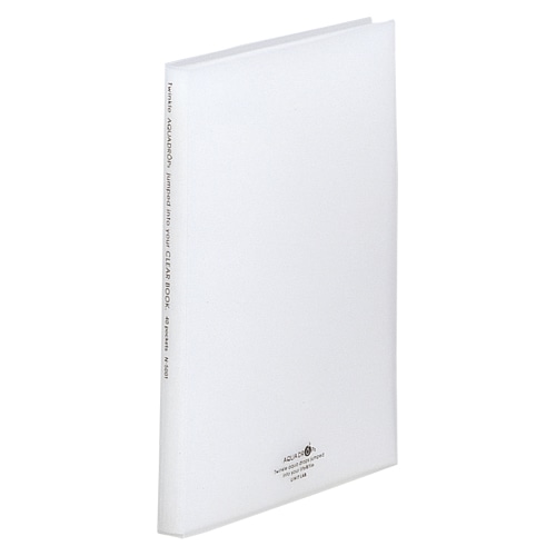 N-5001-1 クリヤーブック A4S 乳白 1冊 (ご注文単位1冊)【直送品】
