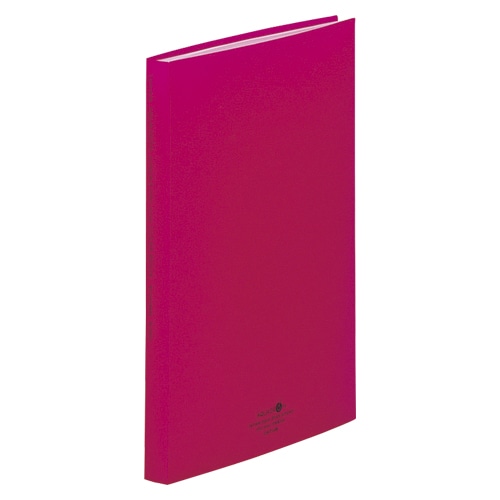 N-5001-3 クリヤーブック A4S 赤 1冊 (ご注文単位1冊)【直送品】