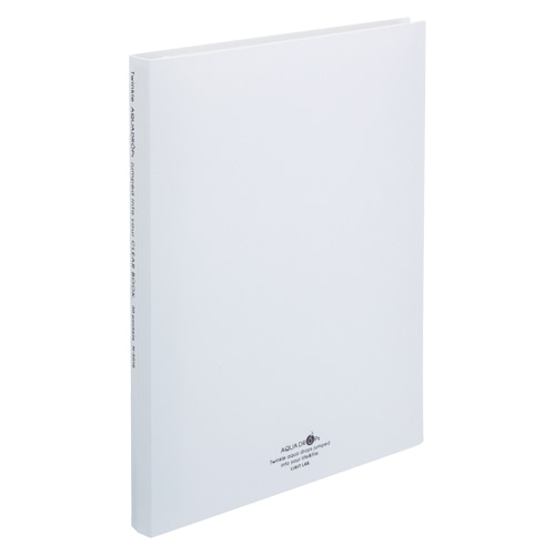 N-5016-0 クリヤーブツク A4 30P 白 1冊 (ご注文単位1冊)【直送品】