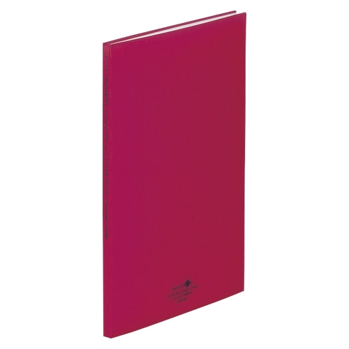 N-5000-3 クリヤーブック A4S 赤 1冊 (ご注文単位1冊)【直送品】