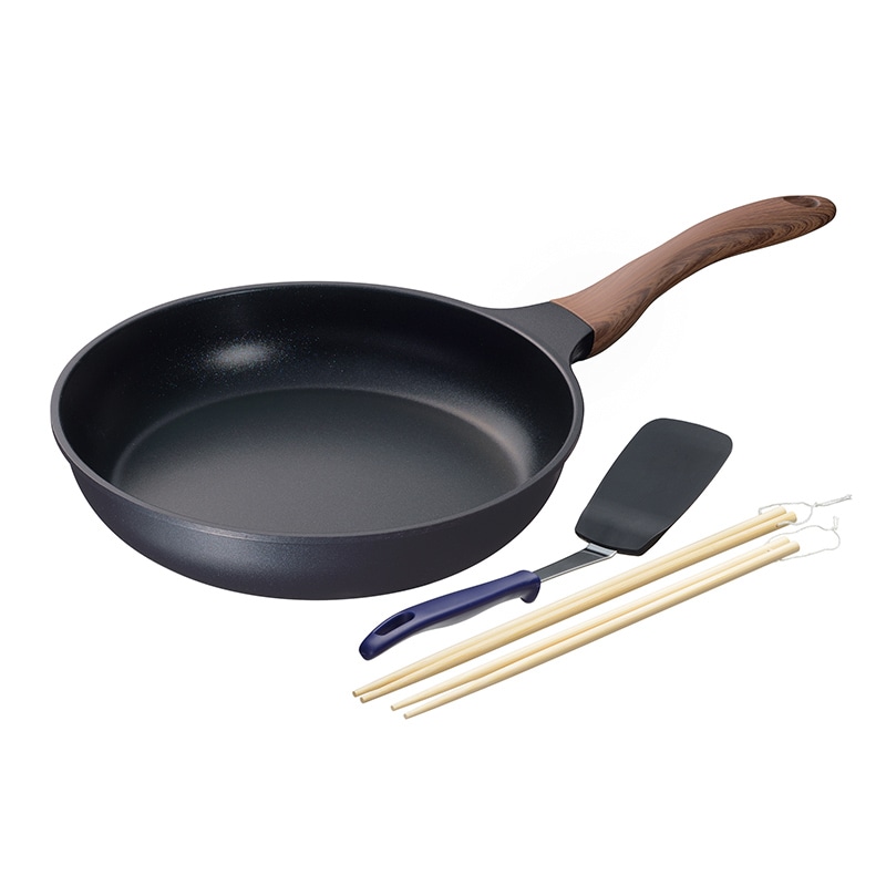 和平フレイズ エヌトーン IH対応フライパン 26cm 菜箸・ミニターナー付 MB-1458 1個(ご注文単位1個)【直送品】