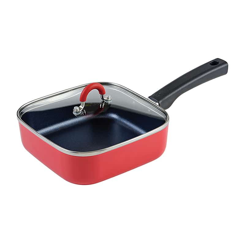 和平フレイズ トゥーメイ IH対応 スクエアパン 18cm レッド RB-1568 1個(ご注文単位1個)【直送品】