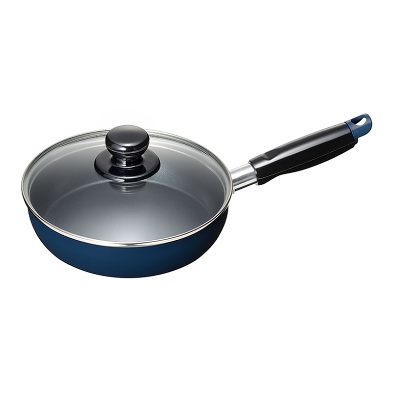 和平フレイズ スティージー2 IH対応ガラス蓋付フライパン 18cm MB-2373 1個（ご注文単位1個）【直送品】