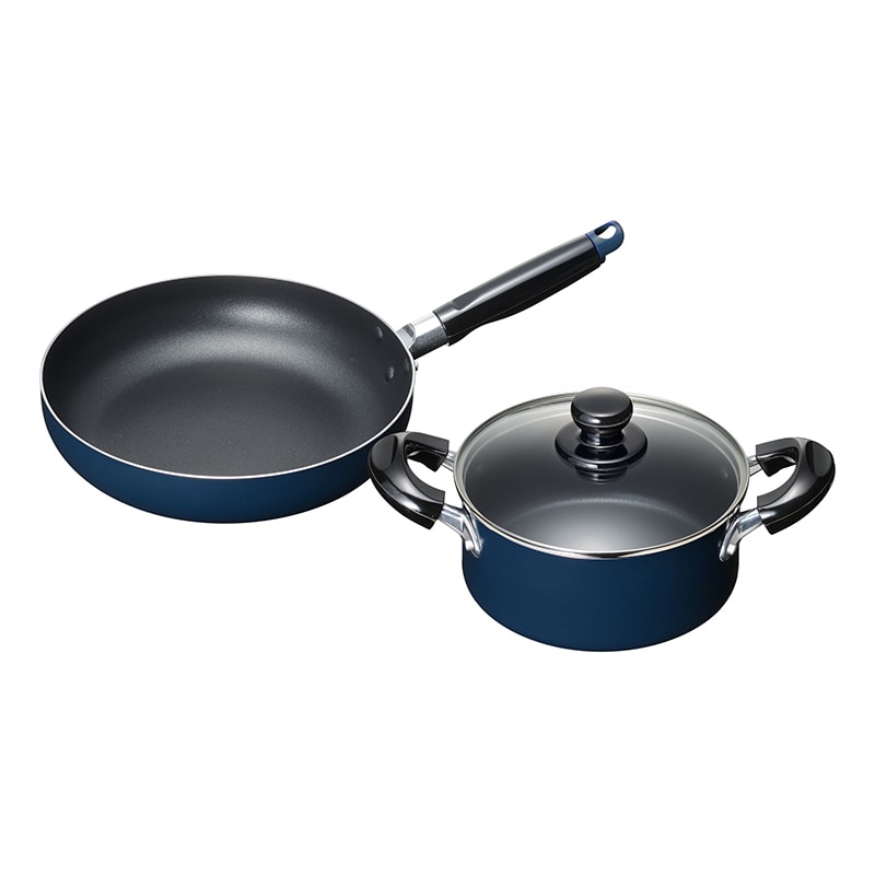 和平フレイズ スティージー2 IH対応両手鍋&フライパン 18cm/24cm MB-2378 1個(ご注文単位1個)【直送品】