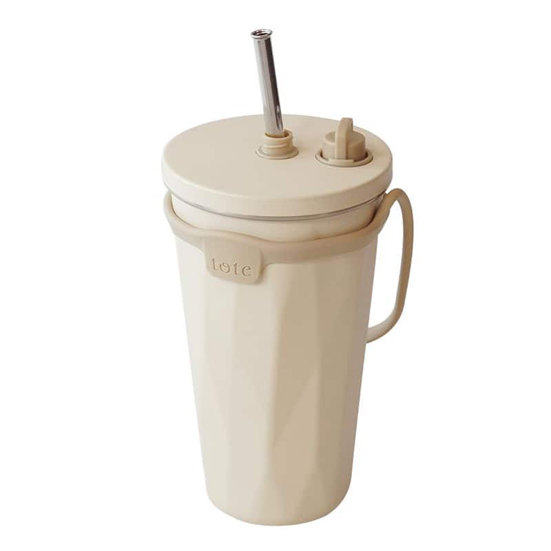 和平フレイズ トート ストロー付 2wayタンブラー 570ml アイボリー RH-1760 1個（ご注文単位1個）【直送品】