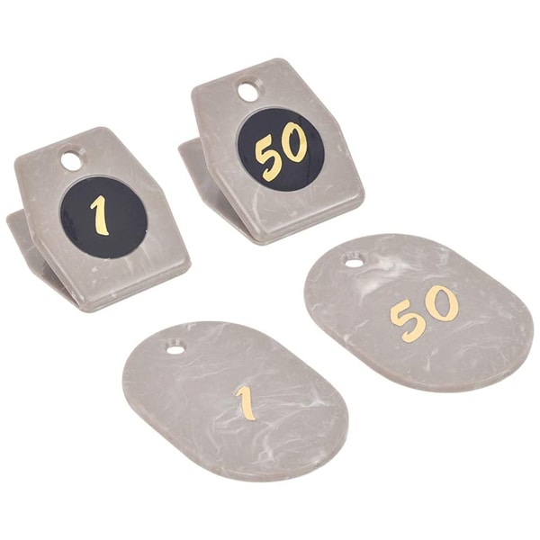 友屋 マーブルクロークチケット ブラウン 1～50 22405＊＊＊ 1箱（ご注文単位1箱）【直送品】