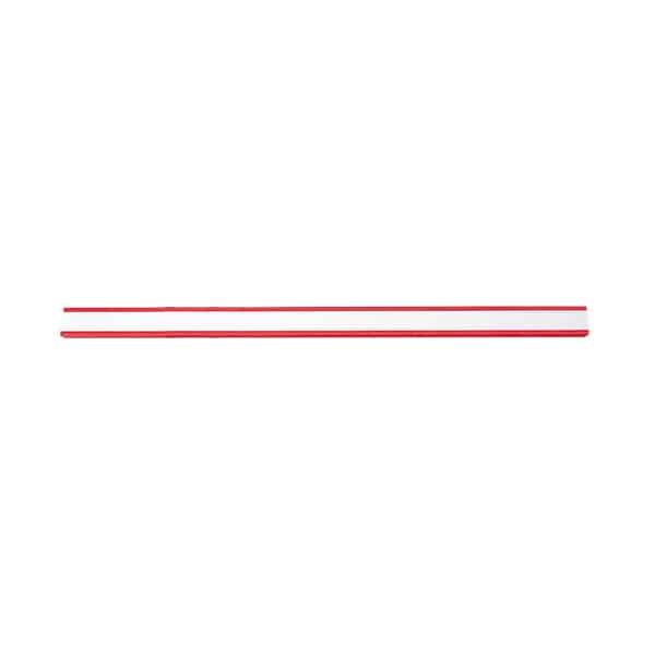 友屋 マグネットバー No.250 レッド 12406RED 1本（ご注文単位1本）【直送品】