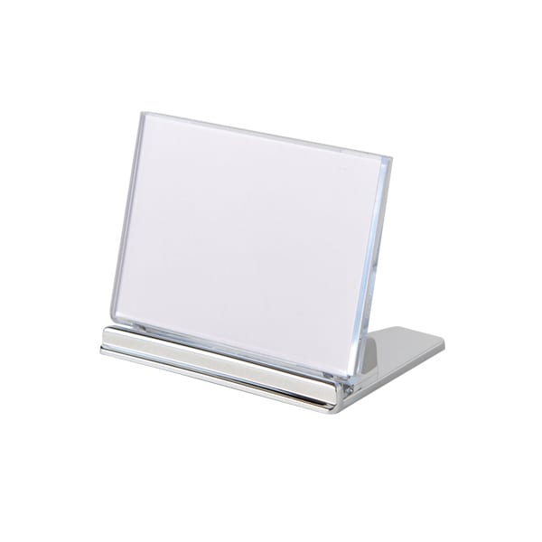 友屋 リクライニングカードホルダー UC-3 銀 07503SLV 1個（ご注文単位1個）【直送品】