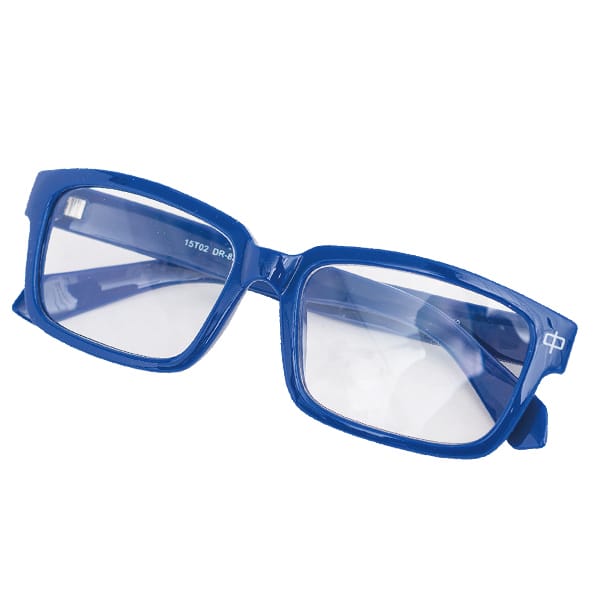 友屋 老眼鏡 SGS-B12 中度 +2.5 ブルー 32422＊＊＊ 1個（ご注文単位1個）【直送品】