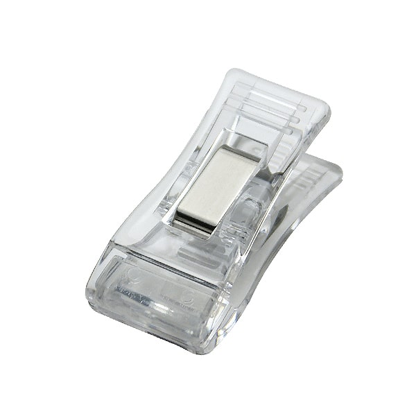 友屋 パイプクリップ SK-5 透明 58708＊＊＊ 1個（ご注文単位1個）【直送品】