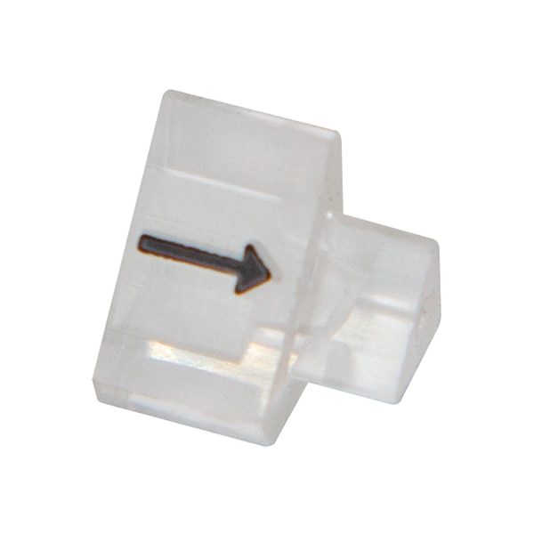 友屋 ニュープライスキューブ 補充用単品 M用 透明／黒文字 矢印 20粒 07106CLA 1袋（ご注文単位2袋）【直送品】