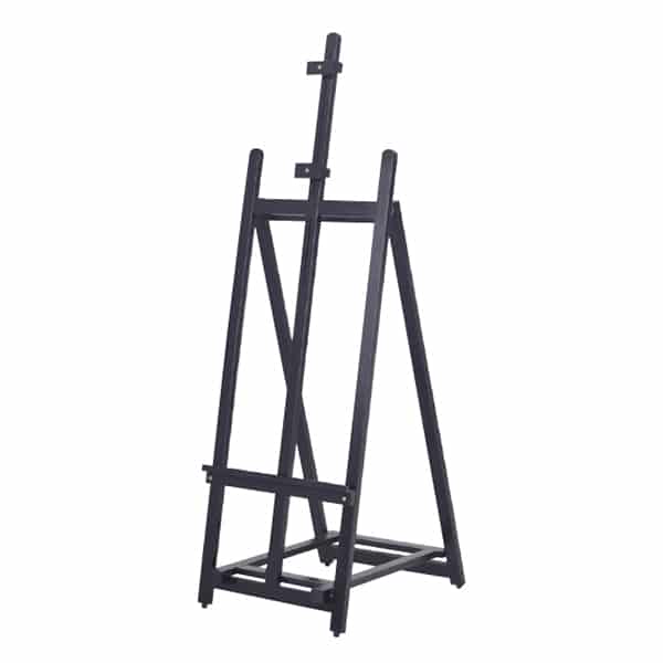 友屋 ウェイタブル木製イーゼル 160 ブラック 60542-01 1台（ご注文単位1台）【直送品】